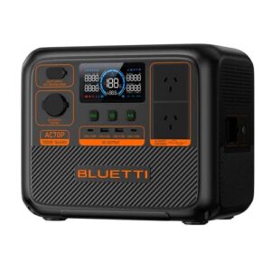 🔋 BLUETTI AC70P – Portable Power Station (1000W / 864Wh)